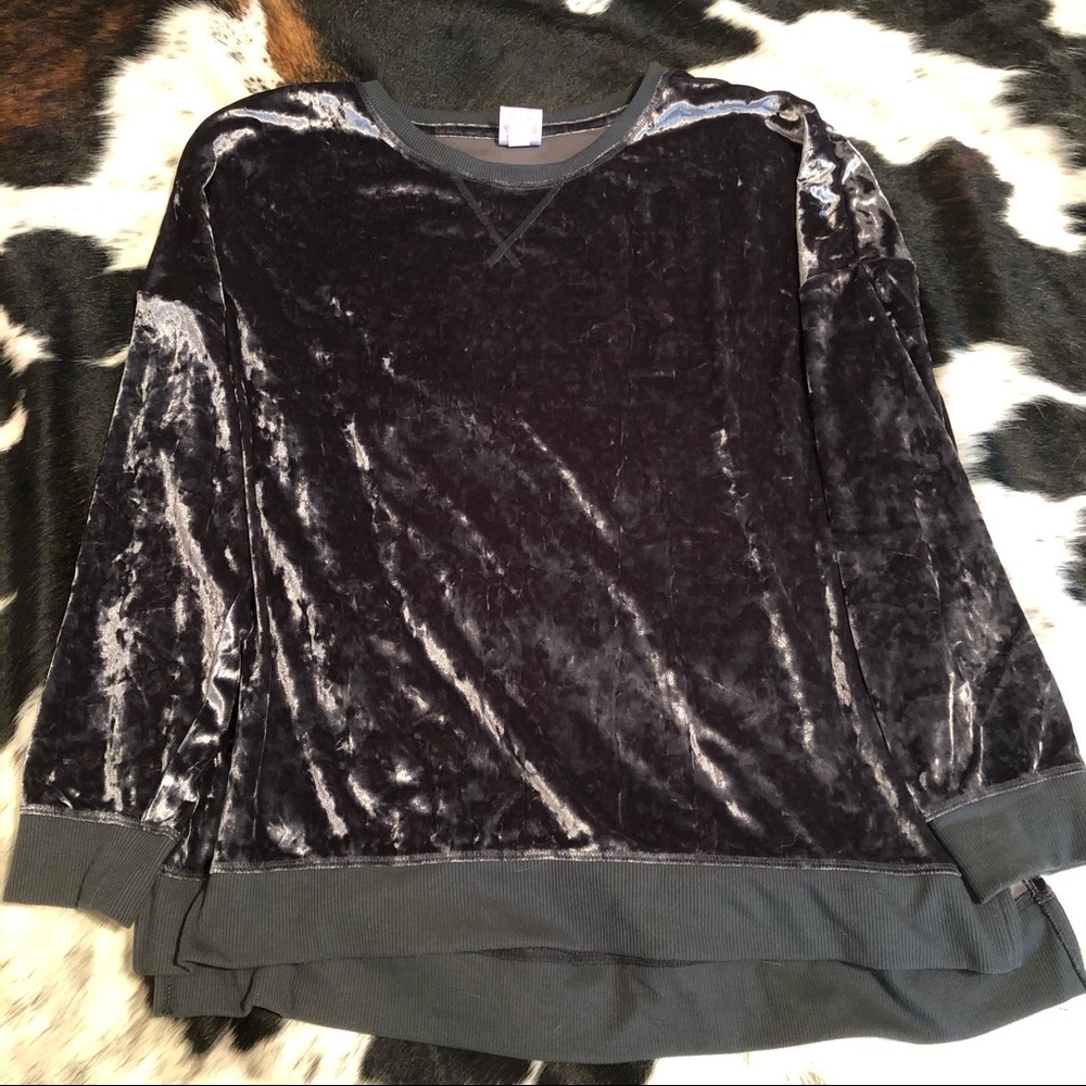 Sleep Shirt/Sweater Crushed Velvet Style
